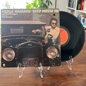 Merle Haggard And The Strangers Keep Movin’ On Vinyl LP 1975 Capitol ST-11365